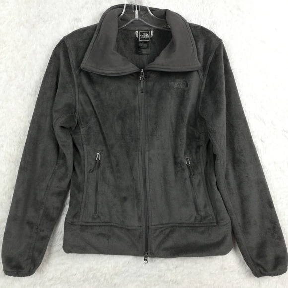 The North Face Jackets & Blazers - The North Face Womens Fleece Jacket Charcoal Gray Full Zip Mock‎ Neck Gorpcore S